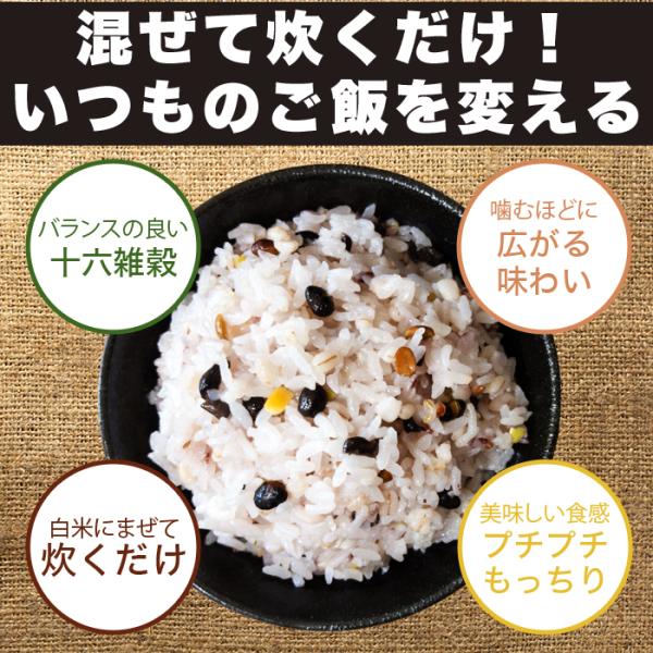 十六雑穀米　混ぜて炊くだけ　手軽に美味しく健康習慣　12包　25g×3袋×4セット