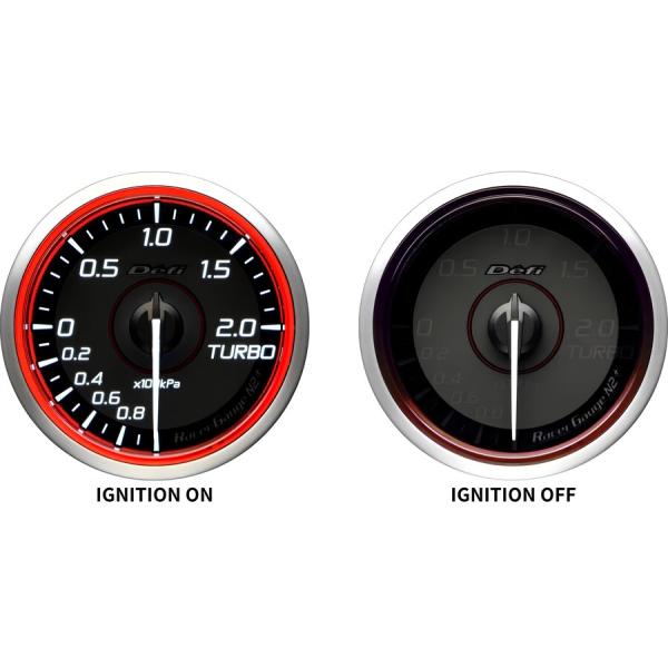 �݌ɗL  Defi�@Racer Gauge N2�v���X  �f�t�B ���[�T�[�Q�[�W�@  52���@�i���b�h�j�@���͌v�@ DF19202�@�i�����v �������� �R���v�j ���i�摜2