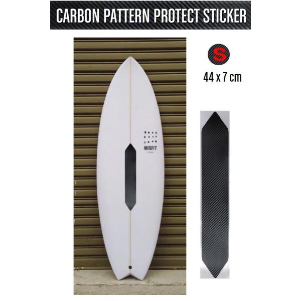 CARBON PATTERN PROTECT STICKER（サーフボード保護用カーボンステッカー）今まで、ありそうで無かったNEWプロダクト！Future.・サーフボードの保護・曲面対応ステッカーなので多少凹んだボードにも貼り付けＯＫ・デ...