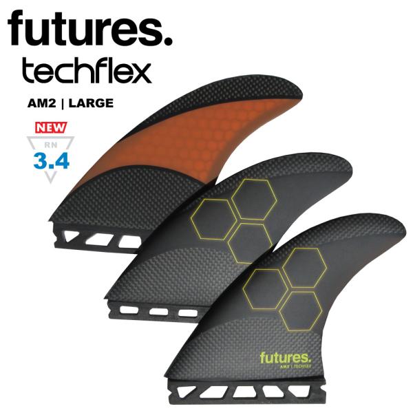 Futures Fin(フューチャーフィン) techflex AM2 3FIN 【L】 ショート 