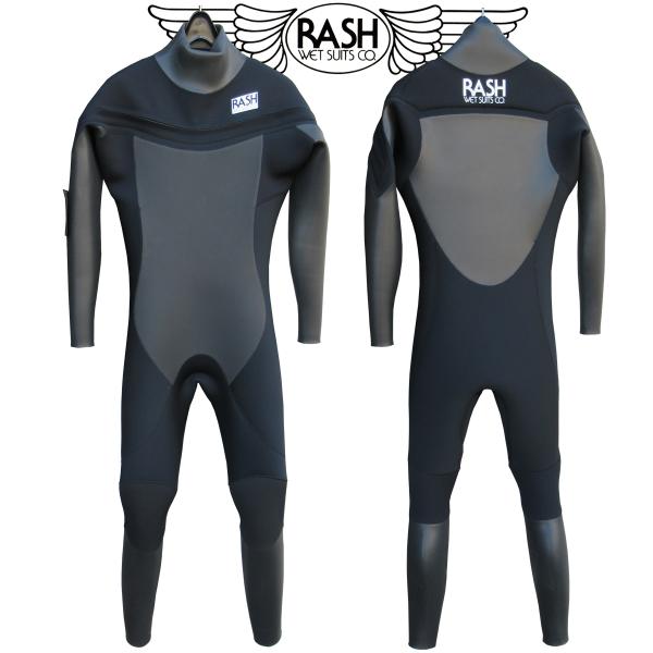 RASHウエットスーツ 数量限定 LONG CHEST ZIP DZ-DRK 5mmX3,5mm