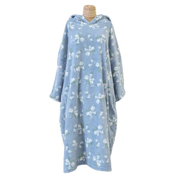 TLS マイクロファイバーお着替えポンチョ（TLS MICRO FIBER PONCHO BERRI FLOWER）袖付き BASIC/サーフィン