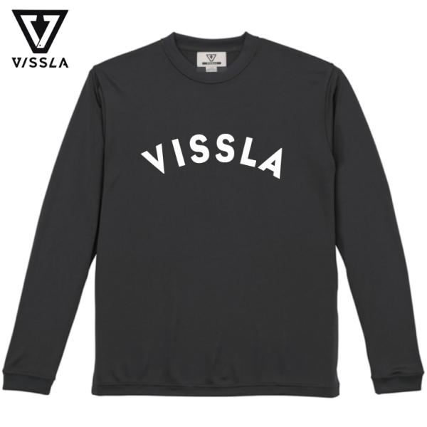VISSLA ヴィスラ 2023 ハイブリット LS T-Shirts ガンメタ 水陸両用 サーフTシャツ