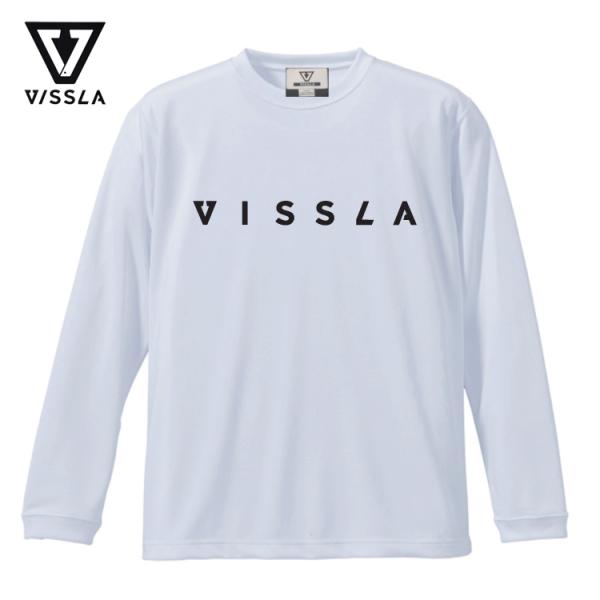 VISSLA ヴィスラ 2023 ハイブリット LS T-Shirts  (ML21S2LJ) ホワイト 水陸両用 サーフTシャツ