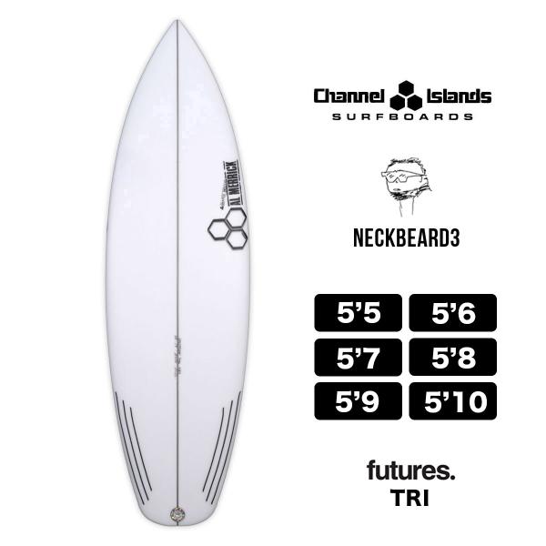 CHANNEL ISLANDS/チャンネルアイランズモデル NeckBeard3 JACKカスタムオーダーサイズ         5’5''x18''7/8x2 1/4''【25.1L】                5’6''x19''x...