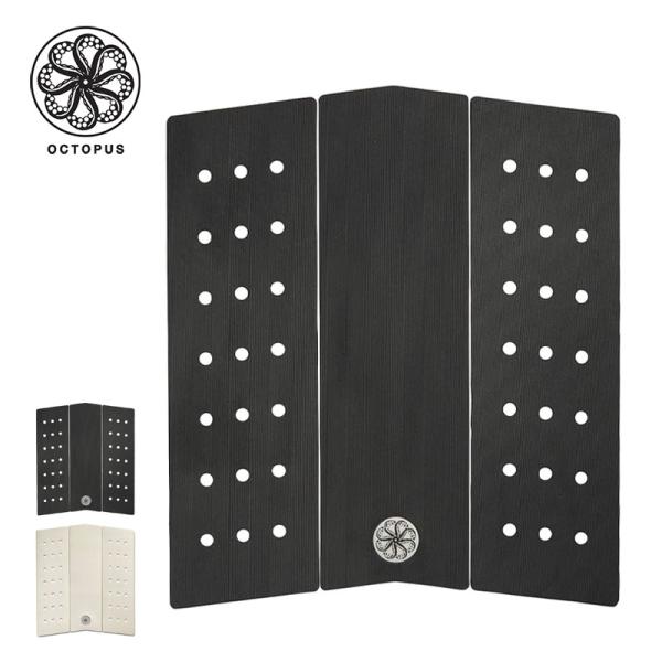 OCTOPUS｜オクトパスフロント デッキパッド 3ピースFRONT DECK 2 CORDUROY GRIPこの独自の形状によりグリップ力は格段に向上し、より難易度の高いマニューバー＆スピードにのった高いエアーを容易に。No. : 010...