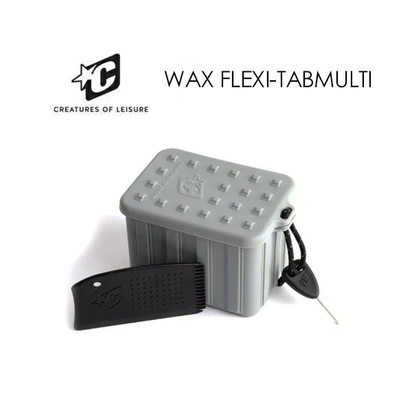 CREATURES クリエイチャー ワックスケース コーム スクレーパー リーシュストラップ フィンキー/WAX FLEXI-TABMULTI