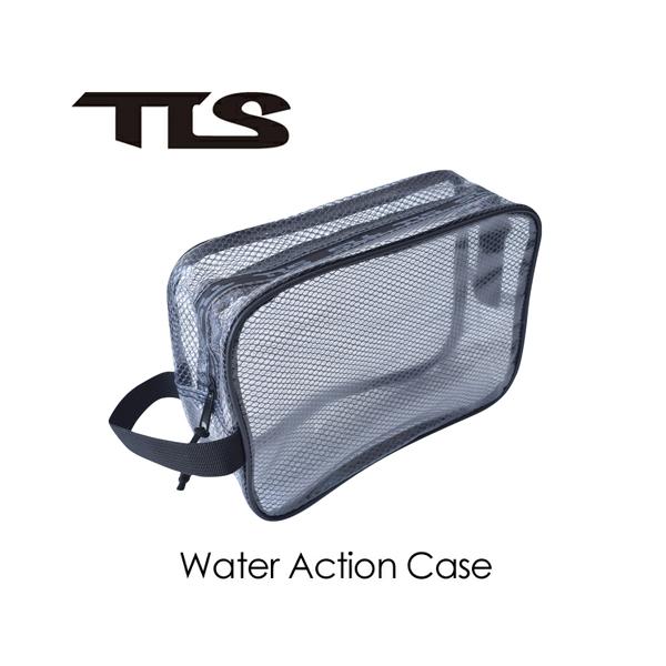 ・フィンやワックスなど収納できるサーフ小物入れ・ブラックジッパー採用・サイド素材は適度な強度と自重による潰れを防ぐ格子仕様・透明度の高い素材を採用・内容物がわかりやすいスケルトン使用・コシのある生地なので破れにくい・止水加工ジッパー仕様・ス...