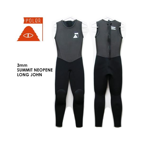 送料無料 POLeR ポーラー ウェットスーツ sale/3mm SUMMIT NEOPENE