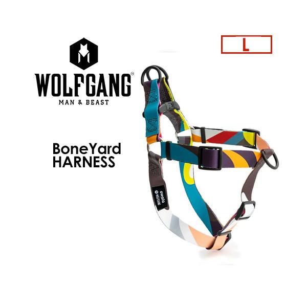 WOLFGANG MAN＆BEAST ウルフギャング 犬 ハーネス 原産国 USA/BoneYard HARNESS サイズ(L)