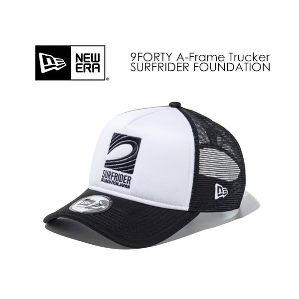 正規品 NEW ERA ニューエラ CAP 帽子 サーフライダーファウンデーション コラボ/9FORTY A-Frame Trucker SURFRIDER FOUNDATION BLACK 15226381