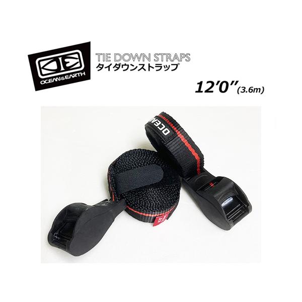 OCEAN&amp;EARTH I[VAhA[X J[pi bN LA/TIE DOWN STRAPS ^C_EXgbv 12f0ff 3.6m