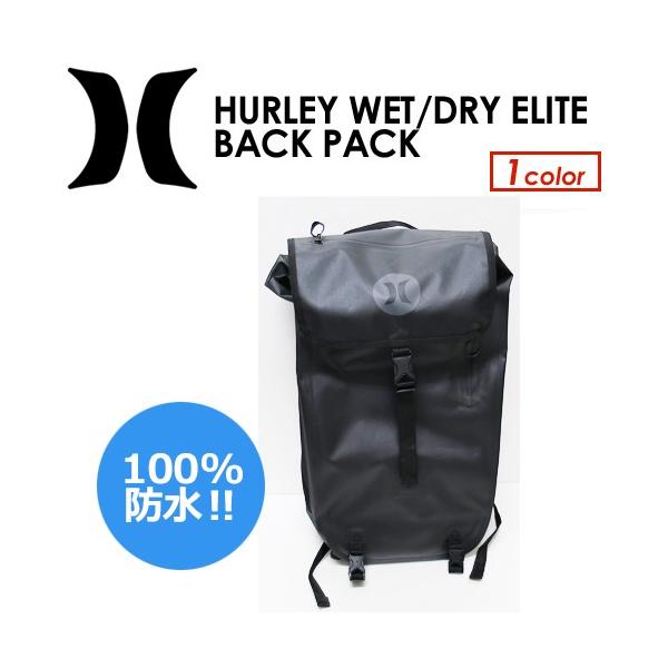 Hurley ハーレー サーフバッグパック ブラック 防水 Hurley ハーレー バッグ バッグパック 防水 ウェットバッグ