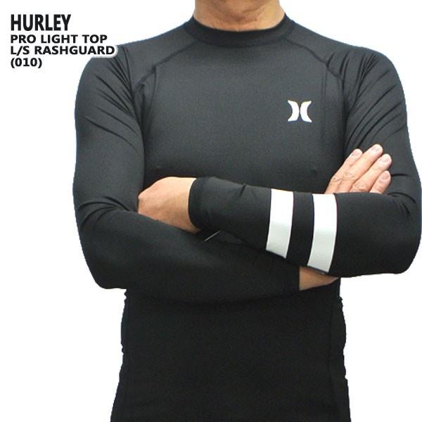 HURLEY/ハーレー メンズ 長袖ラッシュガード PRO LIGHT TOP L/S BLACK 