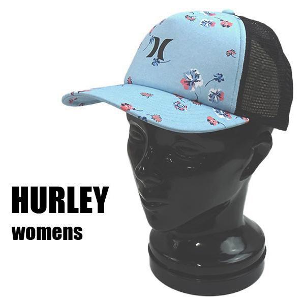 在庫限り！HURLEY/ハーレー レディース ICON TRUCKER PACIFIC BLUE 499 MESH CAP/メッシュキャップ