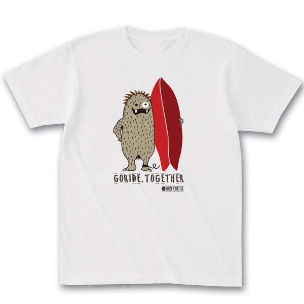 SW オリジナル サーフ柄Tシャツ TOGETHER プリント S/S WHITE TEE 5.6oz ヘビーウェイト 工場直送 メール便 送料無料 同梱不可[返品、交換及びキャンセル不可]