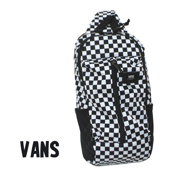 vans black and white checkered bag