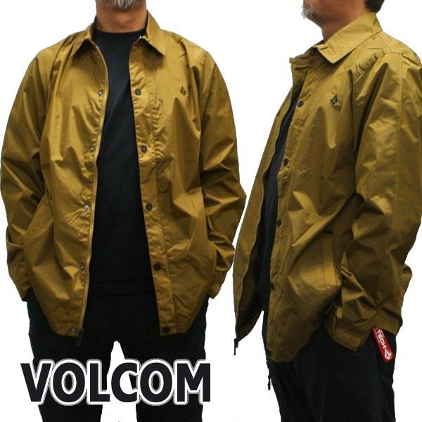 値下げしました！VOLCOM/ボルコム SKINDAWG JACKET CARAMEL COACH JACKET/コーチジャケット 撥水 男性用 スノーボード用 [返品、交換及びキャンセル不可]