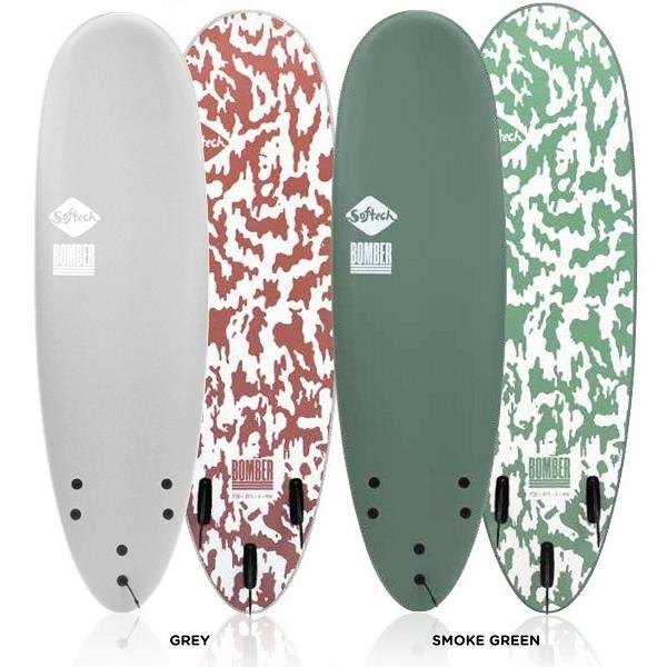 SOFTECH SURFBOARD SOFTBOARD ソフテック サーフボード ソフトボード BOMBER 5’10” SMOKE GREEN/WHITE