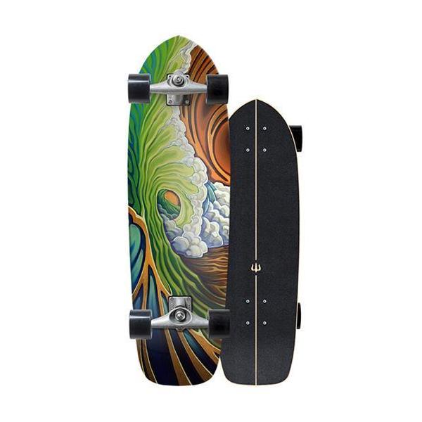 絶妙なデザイン 新品未使用 Carver カーバースケートボード グリーン