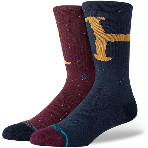 STANCE SOCKS スタンス ソックス RON AND HARRY CREW NAVY HARRY POTTER【UNISEX】