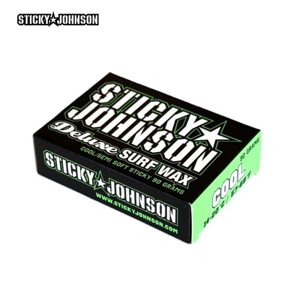 サーフィンワックス STICKY JOHNSON DELUXE SURF WAX COOL 90g