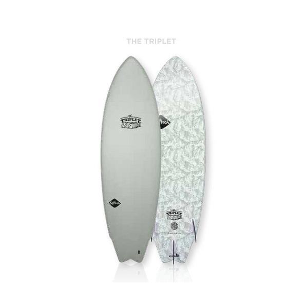 SOFTECH SURFBOARD EPOXY SERIES SOFTBOARD ソフテック サーフボード THE TRIPLET 5'8"