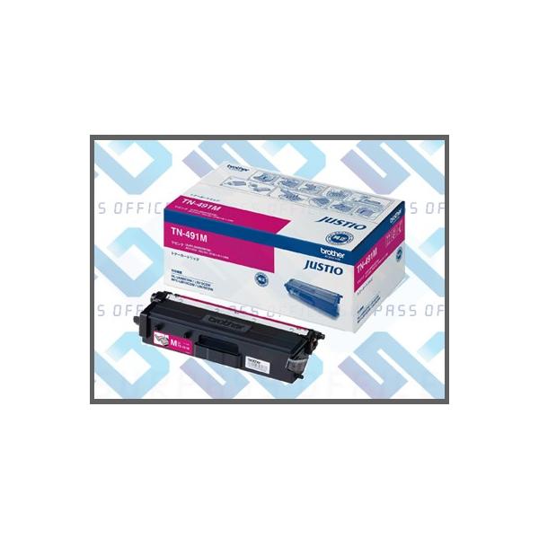 TN-491M トナーカートリッジ　マゼンタ　ブラザー工業 ブラザー工業 BROTHER 純正品 TN-491M / TN491M トナー