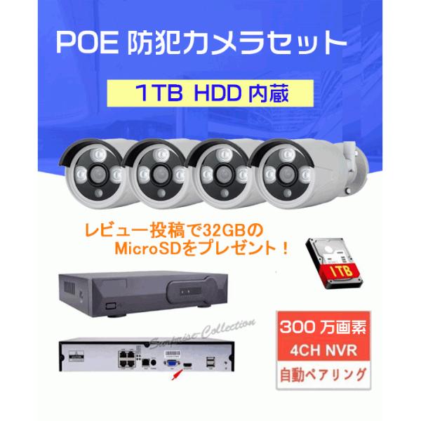 hƃJ ĎJ ƒp O  500f POEdJZbg dsv 1TB/4TB poe-nvr-4