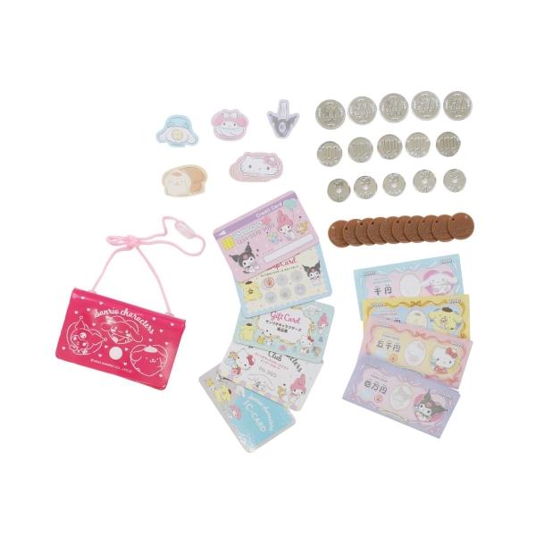 サンリオキャラクターズのデザインが入った可愛いお金あそびのセットです。カードとお金がしまえるケース付きです。発売日 : 2023年01月01日定価 : 1100円JANコード : 4902923153718商品番号 : 192607