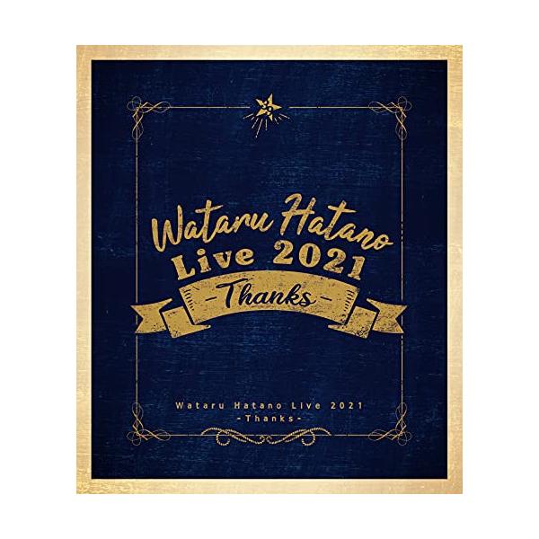 BD/羽多野渉/Wataru Hatano Live 2021 -Thanks- Live Blu-ray(Blu-ray) (Blu-ray+CD)