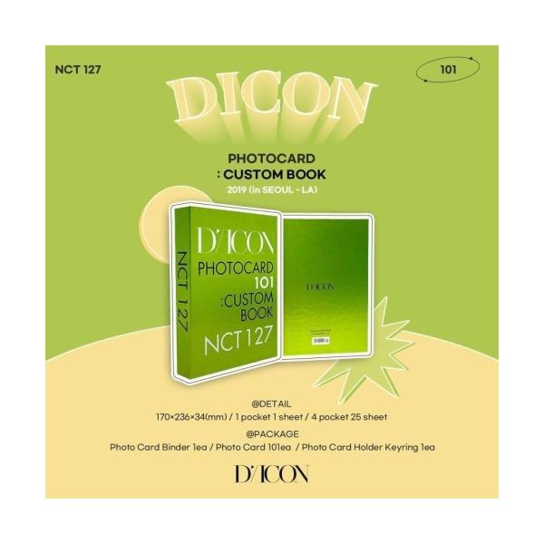 【送料無料】 フォトブック/DICON NCT 127 PHOTOCARD 101:CUSTOM BOOK