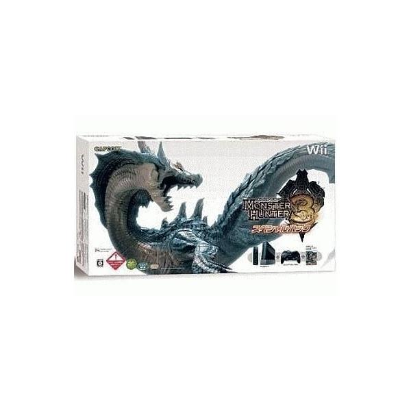 中古Wiiハード Wii本体 モンスターハンター3 スペシャルパック[クロ]