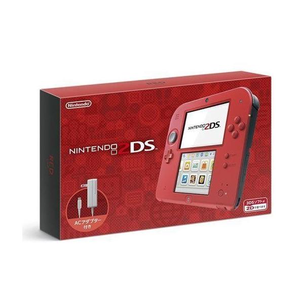 中古ニンテンドー3DSハード ニンテンドー2DS本体 レッド