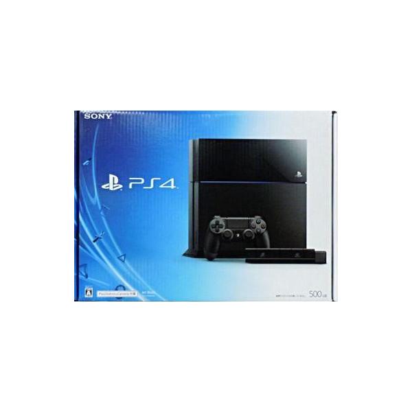 中古PS4ハード プレイステーション4本体 PlayStation Camera同梱版 ジェットブラック(HDD 500GB/CUH-1000AA01)