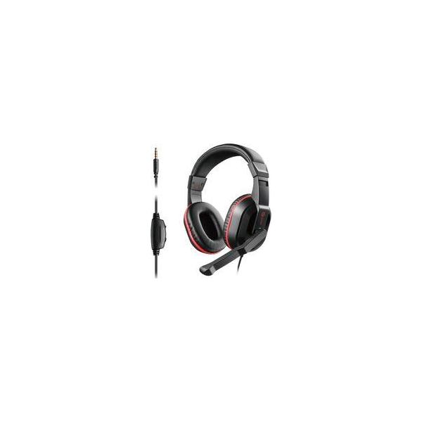 エレコム ゲーミングヘッドセット 有線 アナログミキサー付 3.5mm [ PS 5 / 4 / NINTENDO SWITCH ] 4極 両耳