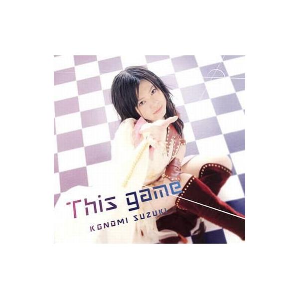 中古アニメ系CD 鈴木このみ / This game[通常盤] 〜TVアニメ「ノーゲーム・ノーライフ」OPテーマ