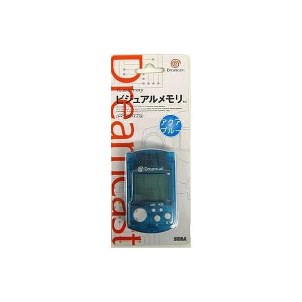 商品名：中古ドリームキャストハード ビジュアルメモリ アクアブルーHTK7007-3ドリームキャスト(Dreamcast)関連商品used0130_game中古注意事項：※箱・説明書・ビジュアルメモリーキャップは付属保証対象外となります。