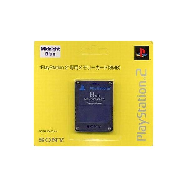 中古PS2ハード PlayStation 2専用メモリーカード (8MB) ミッドナイト