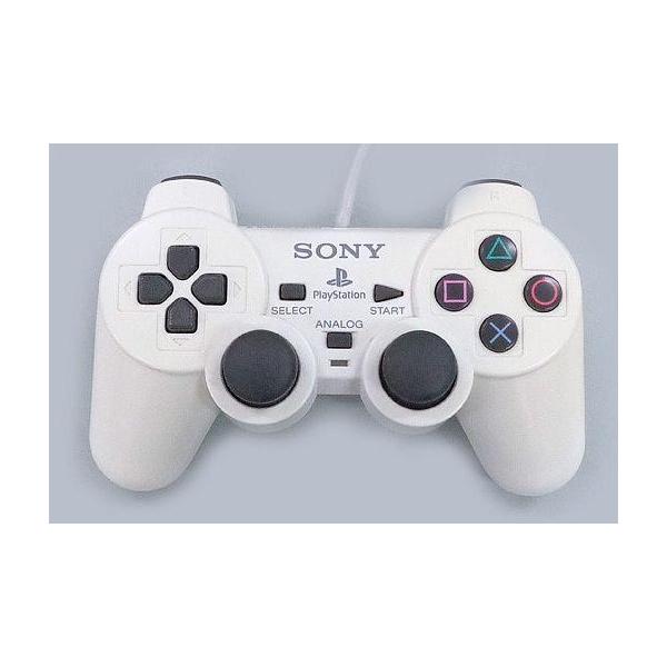 中古PS2ハード アナログコントローラ (DUALSHOCK 2) セラミック・ホワイト (状態：本...