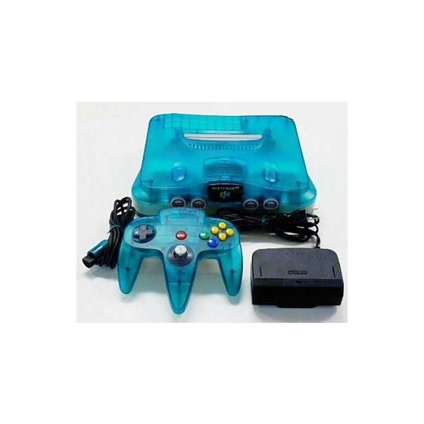 中古ニンテンドウ64ハード ニンテンドー64本体 (クリアブルー)