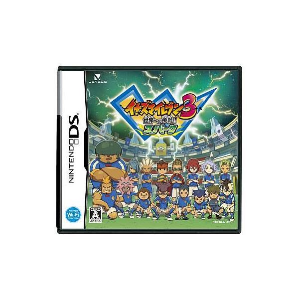 商品名：中古ニンテンドーDSソフト イナズマイレブン3 世界への挑戦!! スパーク　「収集、育成のサッカーRPG」の新感覚ゲームだ！今作では世界の強豪と戦う日本代表「イナズマイレブン」の姿が描かれている！前作までに隠しキャラとして登場した「...
