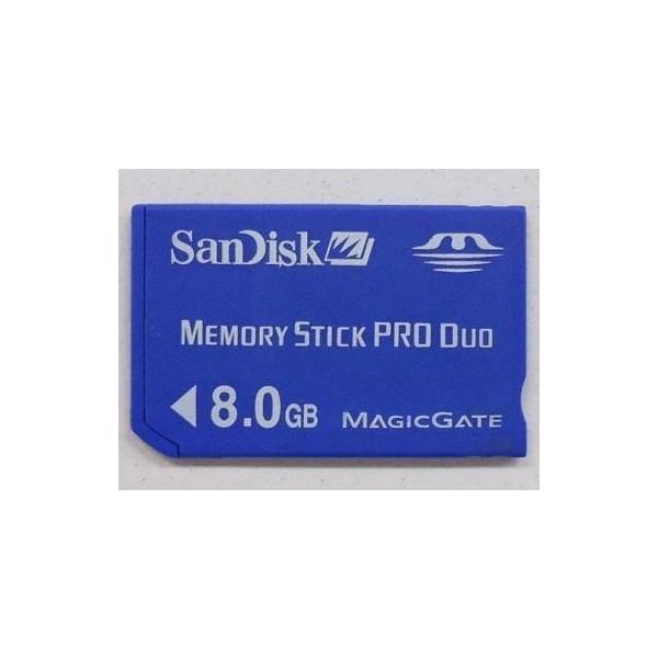 商品名：中古PSPハード メモリースティックPRO Duo 8GB(箱説無し/型番・メーカー不明/転送速度不問品)※この商品は箱説なし、型番不明のメモリースティックPRO DUO(8GB)になります。色、メーカー指定は出来ませんので、予めご...