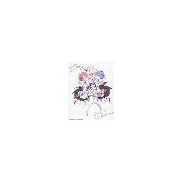 中古原画イラストボード Re：ゼロから始める異世界生活 キャンバスアート「みんなでお祝い派」