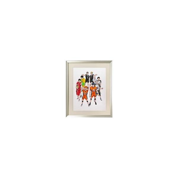 中古原画イラストボード 付属品付)連載完結記念 ハイキュー!!展 複製原画 キービジュアル 東京