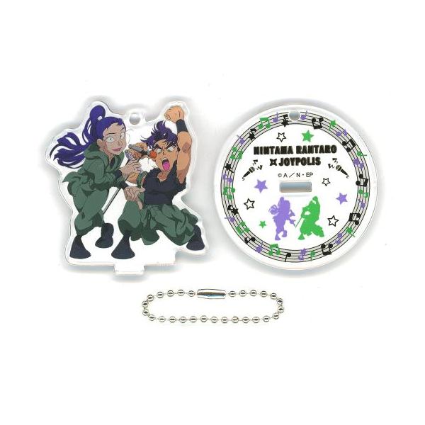 中古雑貨 潮江文次郎＆立花仙蔵 「忍たま乱太郎×ジョイポリス 忍術学園音楽祭の段 トレーディングアクリルスタンドキーホル
