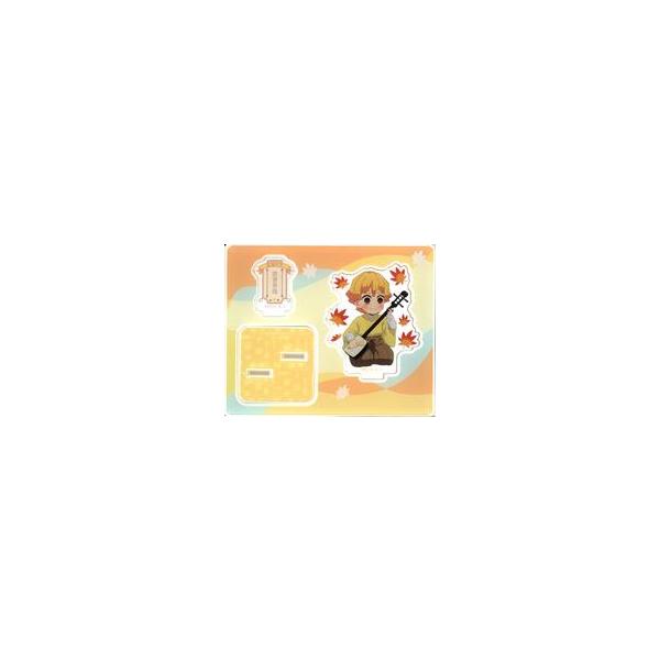 中古雑貨 我妻善逸 ミニアクリルマスコット 「鬼滅の刃」 京都国際マンガ・アニメフェア2022(京まふ) グッズ