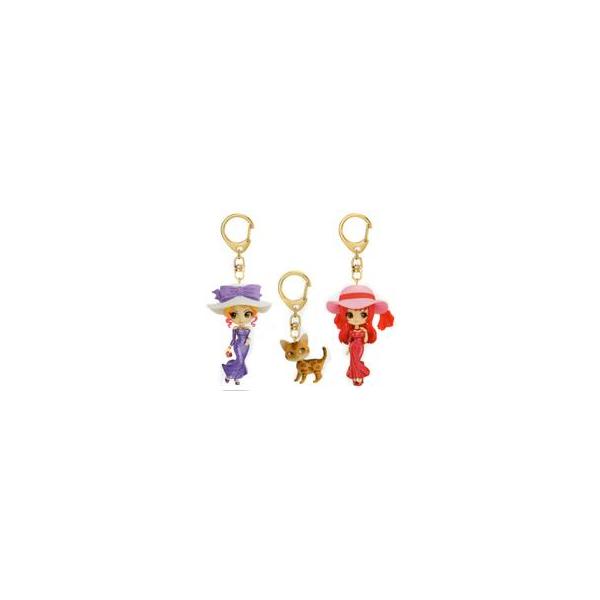中古雑貨 叶姉妹 Q posket petit premium 叶姉妹プレシャスなキーホルダー(3個組)