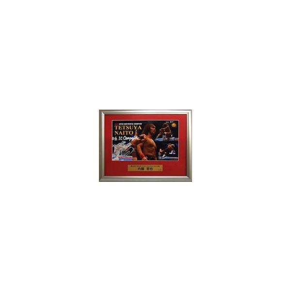中古フォトフレーム・アルバム 内藤哲也(新日本プロレス) ’19 6.9 大阪城ホール 直筆サイン入りフォトフレーム