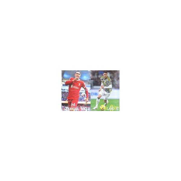中古ポスター 両面B2ジャンボポスター(八つ折) トレント・アレクサンダー=アーノルド(リバプールFC)/ドゥシャン・ヴラホヴィ